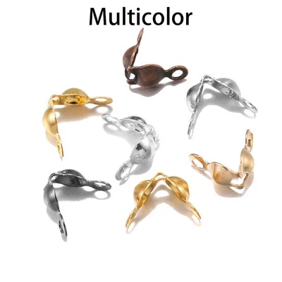 Шаровые обжимные наконечники для цепей соединители для бусин Calotte товары для самостоятельного изготовления ювелирных изделий - Изображение 1 из 4