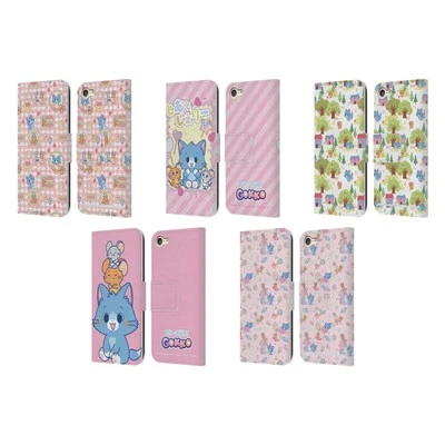OFFICIAL TOM AND JERRY GOKKO GRAPHICS LEATHER BOOK CASE FOR APPLE iPOD TOUCH MP3 - Image 1 of 4