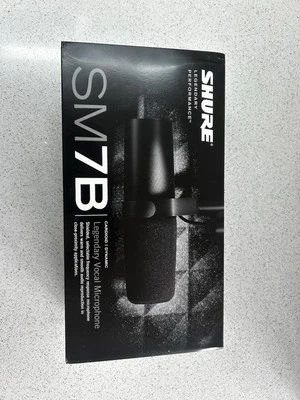 Shure SM7B Cardioid Dynamic Vocal Microphone Legendary Mic Only - Image 1 of 3