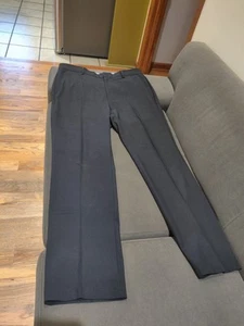 GREG NORMAN Pantalone elegante uomo nero in poliestere, taglia 36x32 - Foto 1 di 4