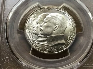 1904 Deutschland 2 Mark Hessen-Darmstadt Geburtstag 2 Mark PCGS MS65 dezente Tönung - Bild 1 von 9