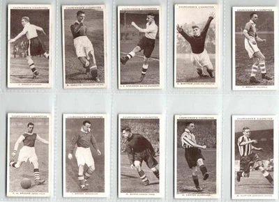 Churchman's Association Footballers 2nd Series 1939 Full Set 50 Cigarette Cards - Image 1 of 4
