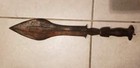 Iron SPEAR head 20.5"L RARE Antique Vintage 