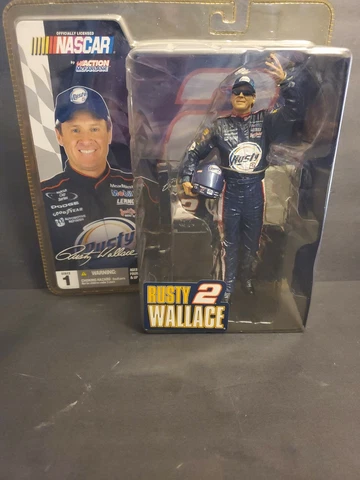 NEW NASCAR RUSTY WALLACE 2 RACING FIGURE(020) Cover