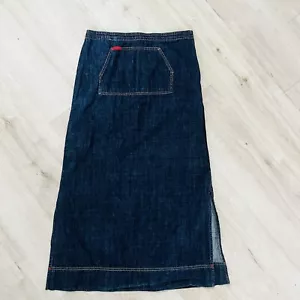 Vintage | Mavi Jeans Mandy Maxi Long Denim Skirt | Y2K 90s | Large - Bild 1 von 11