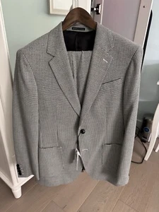 Reiss Men Dogtooth Houndstooth Suit - Picture 1 of 3