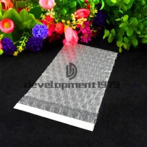 60X 2.5" x 3"_65 x 80+20mm Self Seal Clear Bubble Small Packing Pouches Bag - Picture 1 of 1