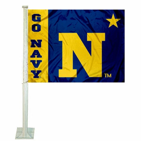 US Navy Midshipmen Car Auto Window Flag Cover