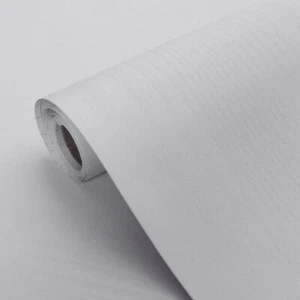 White Wood Peel and Stick Wallpaper 15.9in X 78.7in, Contact Paper for Cabinets/ - Picture 1 of 5