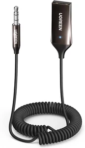 Adaptador Aux a Bluetooth 5.4 Receptor Bluetooth 3.5Mm para Coche USB 2.0 a 3.5Mm J - Imagen 1 de 12