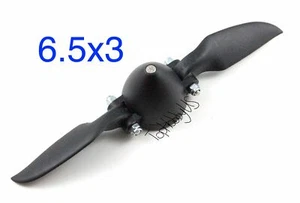 1 Set 6.5x4 Plastic Folding Propeller Assembly Aluminum Hub (3.17mm) (US SHIP) - Picture 1 of 4