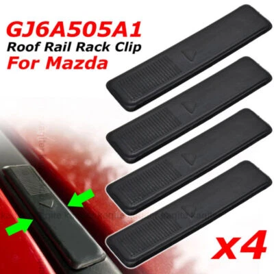 4X Roof Rail Rack Clip Moulding Replacement Cover Fits Mazda 2 3 6 CX5 CX7 CX9  - image 1 of 4