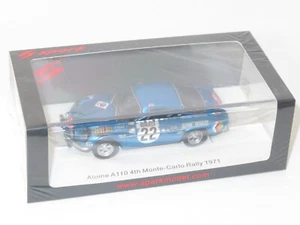 1/43 Alpine Renault A110 Rally Monte Carlo 1971 #22 J.C.Andruet - Picture 1 of 3