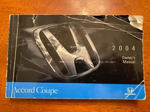 2004 Honda Accord Coupe Owners Owner's Manual All Coupe Models - Bild 1 von 2