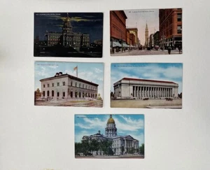 Eight vintage 1920s postcards Colorado - Denver, capitol, street views, canyon - Picture 1 of 4