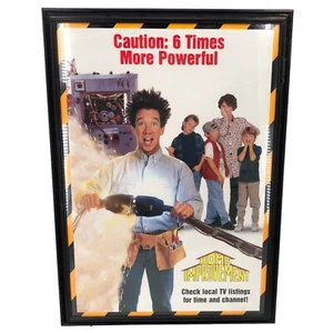 VTG Home Improvement Promo Poster 41x33 Poster Original Frame Hung In Studio - Picture 1 of 20