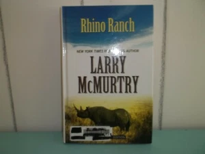 Lot 500 - Rhino Ranch by Larry McMurtry hardcover book used LARGE PRINT Fiction - Picture 1 of 1