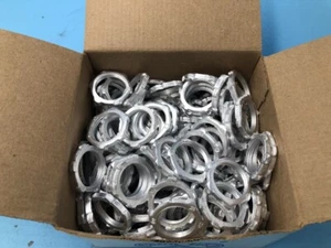 Lot of 100 Appleton BL75A 3/4" Aluminum Locknuts - Picture 1 of 3