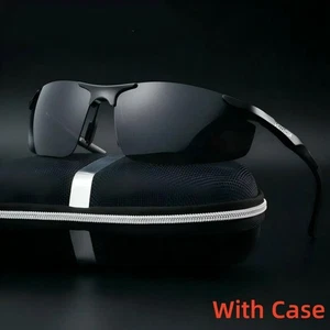 Mens Polarized Photochromic sunglasses UV400 Pilot Sport Glasses Driving Eyewear - Picture 1 of 10