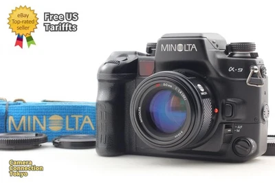 [MINT+++] Minolta α9 a9 Alpha Maxxum Dynax Film Camera AF 50mm f/1.4 Lens JAPAN - Image 1 of 4