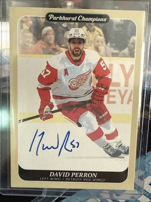 2023-24 Parkhurst Champions Hockey Auto David Perron - Image 1 of 4