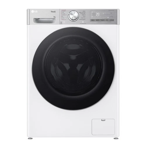 LG Lavatrice 9kg F4R9009TPWC  AI DD Classe A-40%, 1400 giri TurboWash Vapore - Immagine 1 di 4