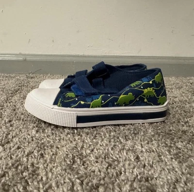 Zapatillas de lona dinosaurio para niños talla 11 Foto 1 de 3