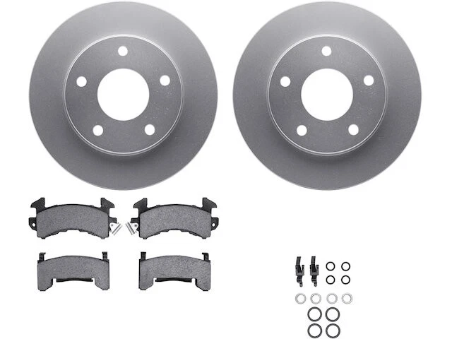 Kit de pastillas de freno delanteras y rotor para GMC Sonoma 1991-1997 1992 1993 1994 QP758MH Foto 1 de 1