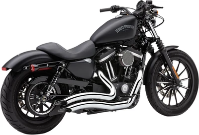 Cobra - 6233 - Speedster Swept Short Exhaust - Chrome - '14-'20 XL - Forty-Eight - Image 1 of 3