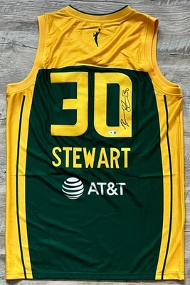 Breanna Stewart Autographed Signed SEATTLE STORM Jersey Beckett BAS COA - Image 1 of 4