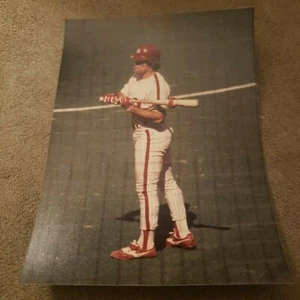 1983 original de 3.5 pulgadas x 5 pulgadas Kodak Pete Rose bateando calentando foto Phillies - Imagen 1 de 3