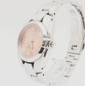 Seiko 8F32-005A Near Mint Perpetual Calendar Salmon Dial QZ Watch From JAPAN - Picture 1 of 13