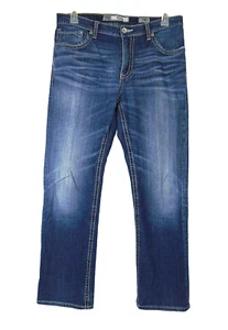 BKE Buckle Ryan gerades Bein Stretch bestickt Herren Jeans Größe 34x31 - Bild 1 von 9