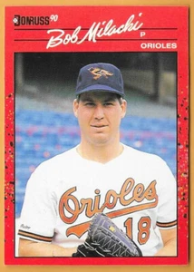BOB MILACKI BALTIMORE ORIOLES #333 - DONRUSS NM-MT 1990 - Picture 1 of 2
