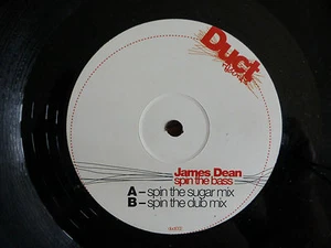 JAMES DEAN - Spin The Bass 2006 12" Vinyl. DUCT002. - Picture 1 of 2