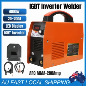 ARC MMA-200Amp Orange Inverter Stick Welding Machine Kit Inverter Stick Welder - Picture 1 of 12