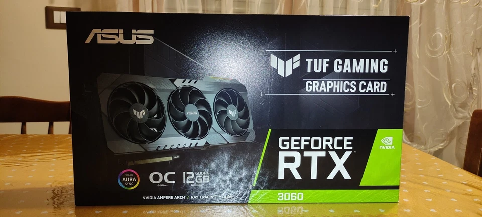 ASUS Geforce RTX 3060 Tuf Gaming 12 GB GDDR6 OC Edition - Immagine 1 di 4