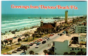 Postkarte Grüße von Daytona Beach, FL Boardwalk Bandshell usw. - Bild 1 von 2