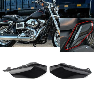 Deflector de aire de cuadro medio para Harley Touring 2009-22 protector térmico de viento negro vivo Foto 1 de 4