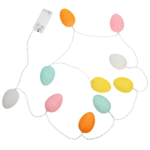 LED Easter Egg Party String Light Battery Powered Decorative Light Easter Party - Picture 1 of 12