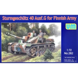 UNIMODELS UM 282 scale models kit 1:72 Sturmgeschutz 40 Ausf.G for Finnish Army - Picture 1 of 24