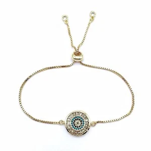 Brit - Greek Evil Eye Mati Bracelet - Picture 1 of 8