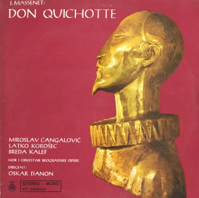 2LP MASSENET Don Quichotte CANGALOVIC KOROSEC KALEF DANON RTB STV-213320 Stereo - Image 1 of 3