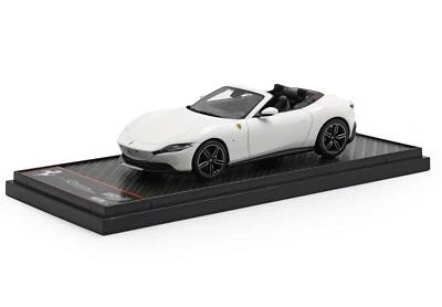 1:43 BBR Ferrari Roma Spider Bianco Cervino Cerchi Nero Lucido BBRC282D - Immagine 1 di 2