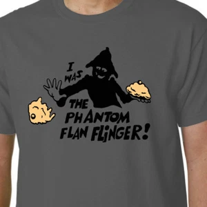 TISWAS I Was The Phantom Flan Flinger t-shirt 70's 80's KIDS CHILDRENS TV CULT - Picture 1 of 3