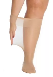 Soft Top breite Wadenstretch-Socken 20-Denier kniehohe Pop-Socken extra XXL 3ER-PACK - Bild 1 von 4