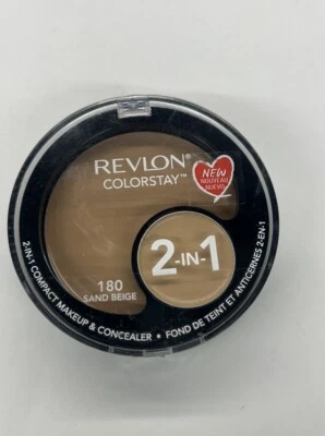 Revlon ColorStay 2-In-1 Compact Makeup Concealer 180 Sand Beige - Image 1 of 3