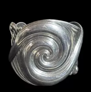 Sterling Silver Guglielmo Cini Cuff Bracelet 122 grams Size 7.75” - Picture 1 of 9