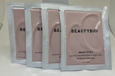 BeautyBio Bright Eyes Despuffing Brillantes Geles para Ojos Mascarilla 4 Pares NUEVO PAQUETE SELLADO Foto 1 de 2