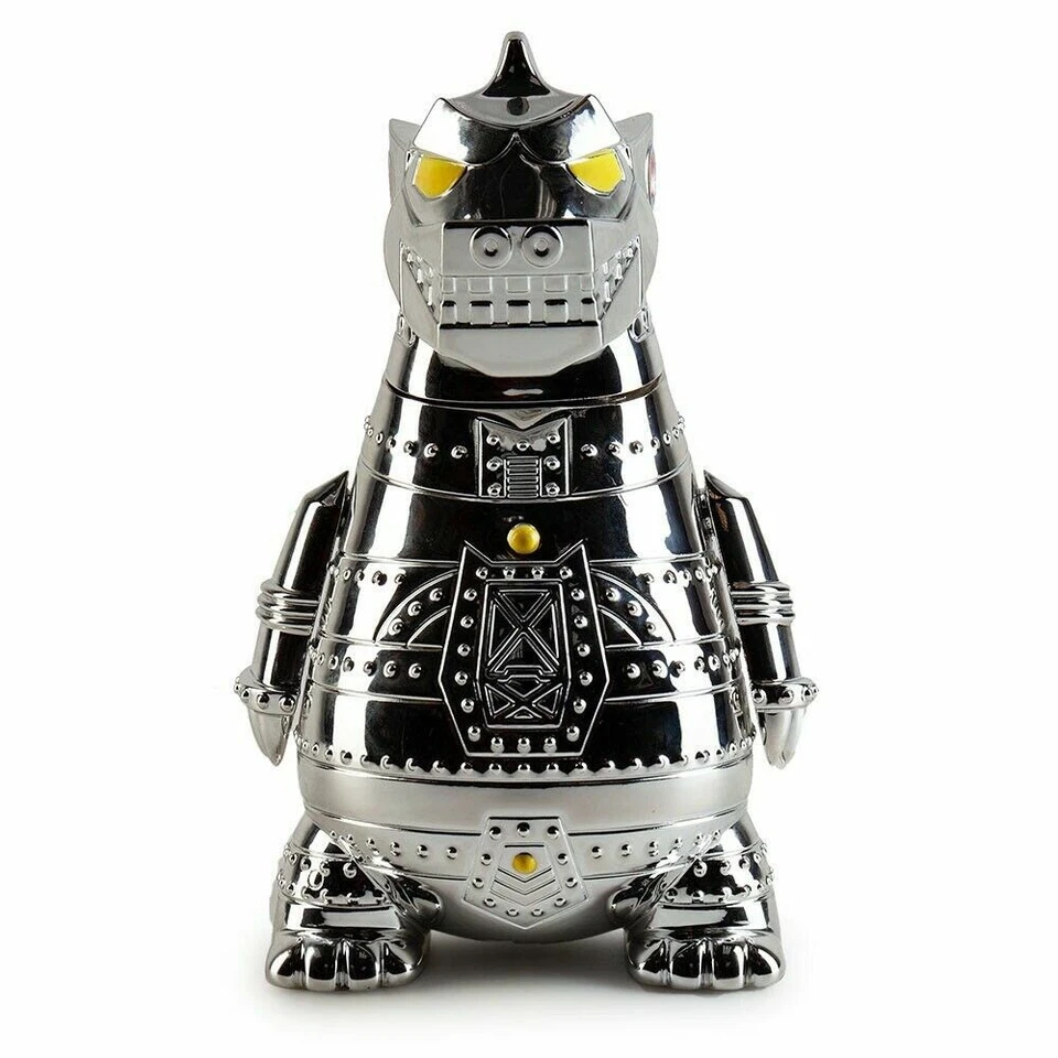 SDCC ExclusivKidrobot Mecha Godzilla 8" Chrome Vinyl Art Figure LE 500 - Image 1 of 4